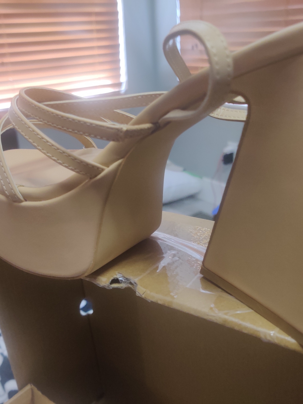 Othr Nude Platform Wedge Sandals